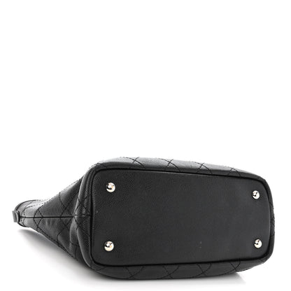 Chanel Grained Calfskin Shopping Fever Tote Black 4 of 12