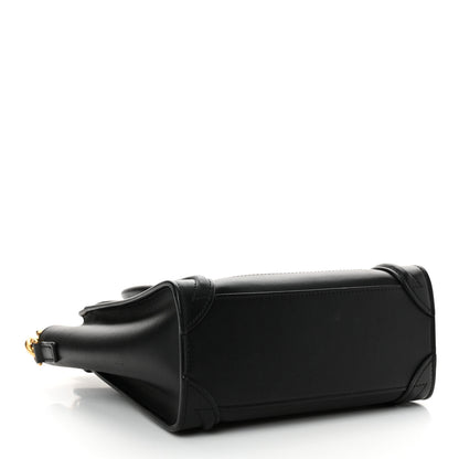 Celine Smooth Calfskin Nano Luggage Black 4 of 14