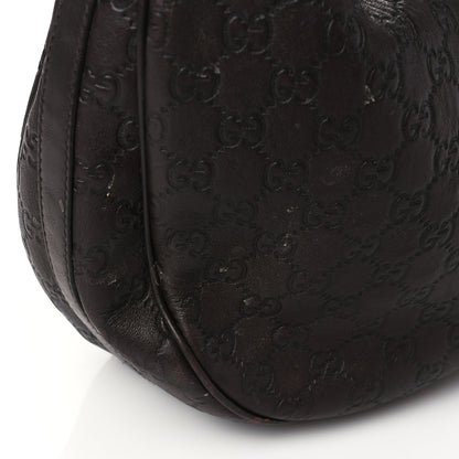 Gucci Guccissima Medium GG Twins Hobo Dark Brown 11 of 12