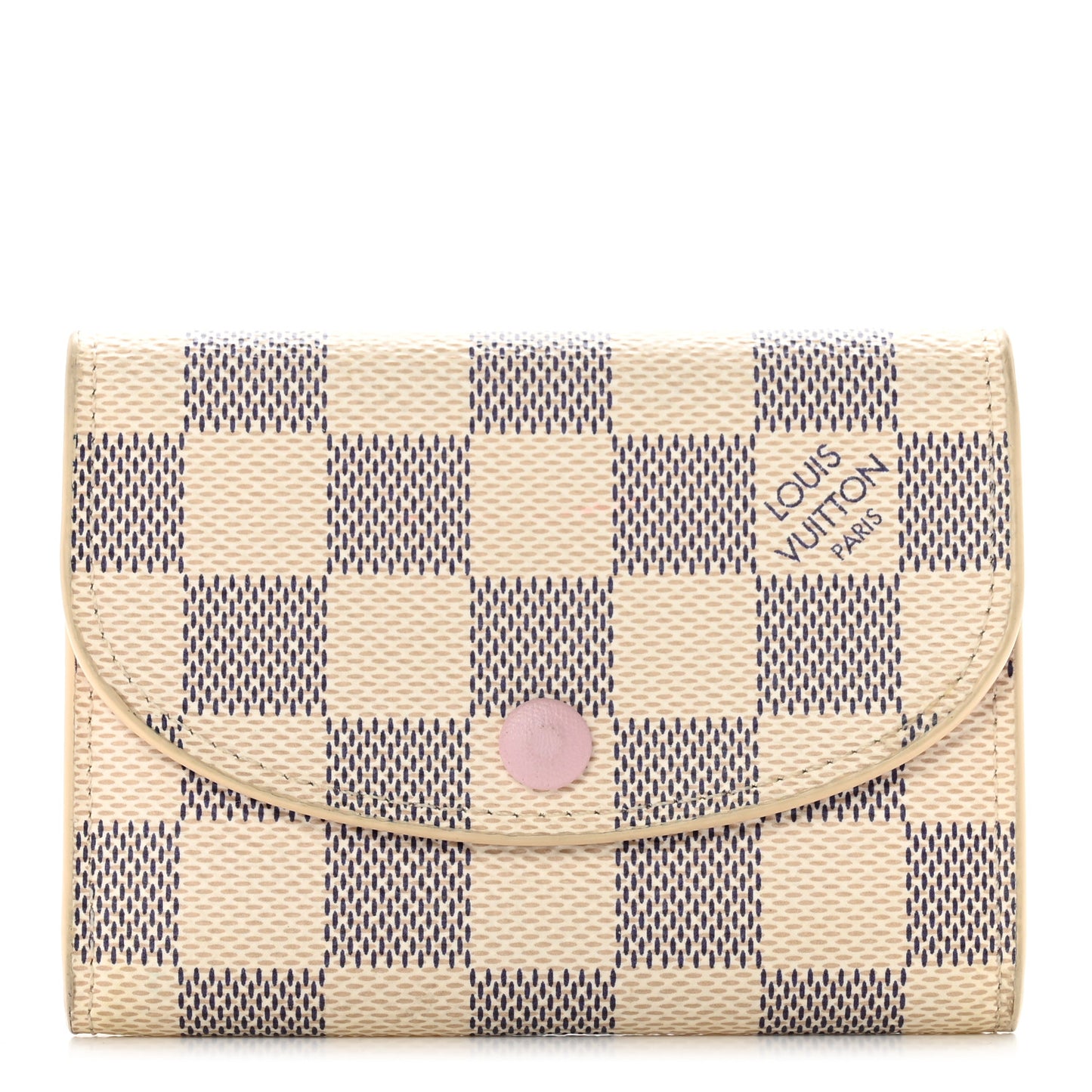 Damier Azur Rosalie Coin Purse Rose Ballerine