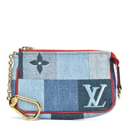 Louis Vuitton Denim Micro Pochette Accessories Denim Rouge 1 of 6