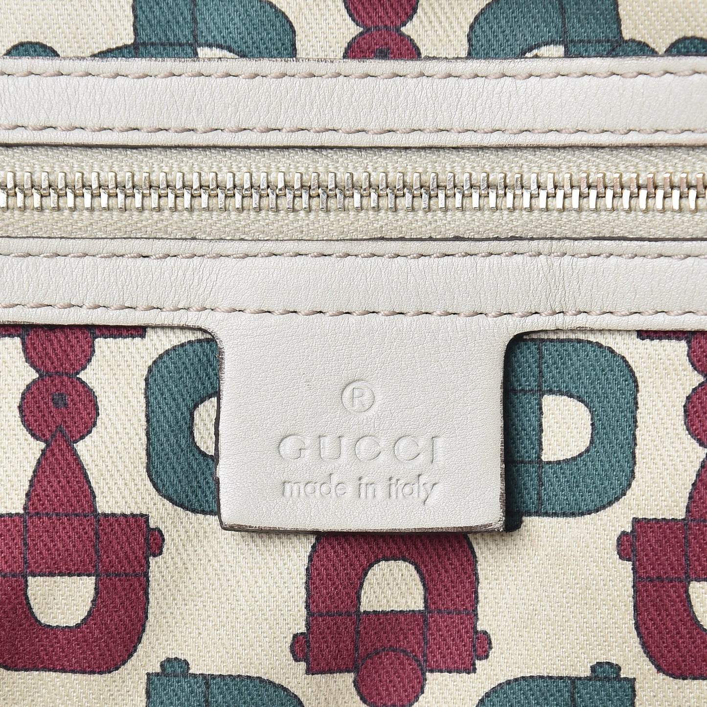 Guccissima Small Pelham Shoulder Bag Off White
