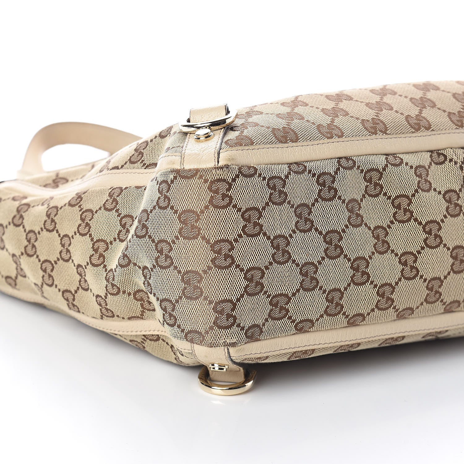 Gucci Monogram Medium Abbey Tote White 10 of 12