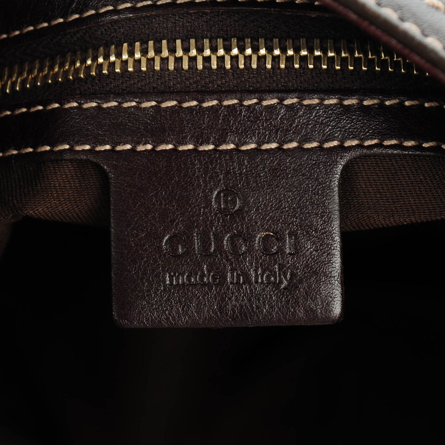 Calfskin Medium Britt Hobo Dark Brown