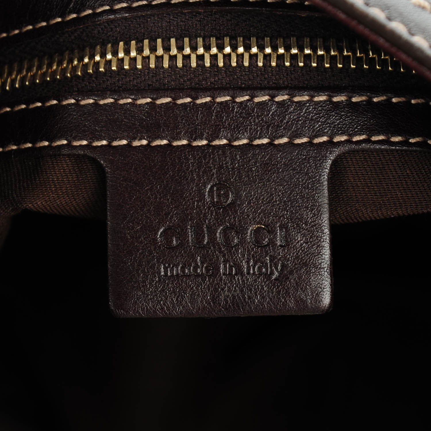 Gucci Calfskin Medium Britt Hobo Dark Brown 6 of 7