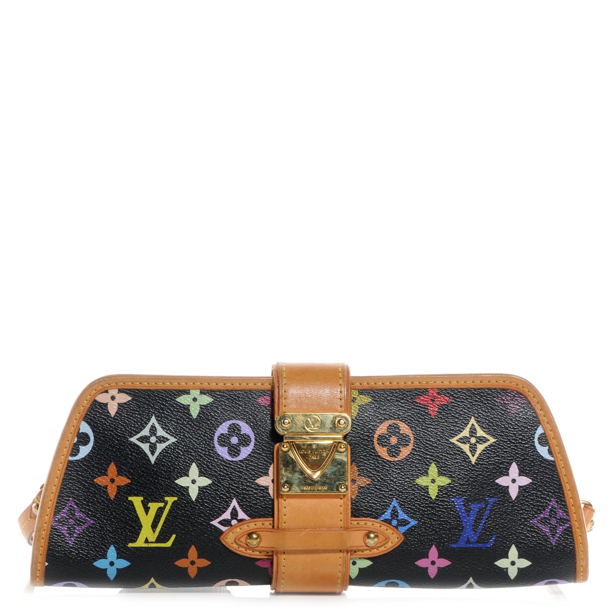 Louis Vuitton Monogram Multicolor Shirley Black 1 of 8