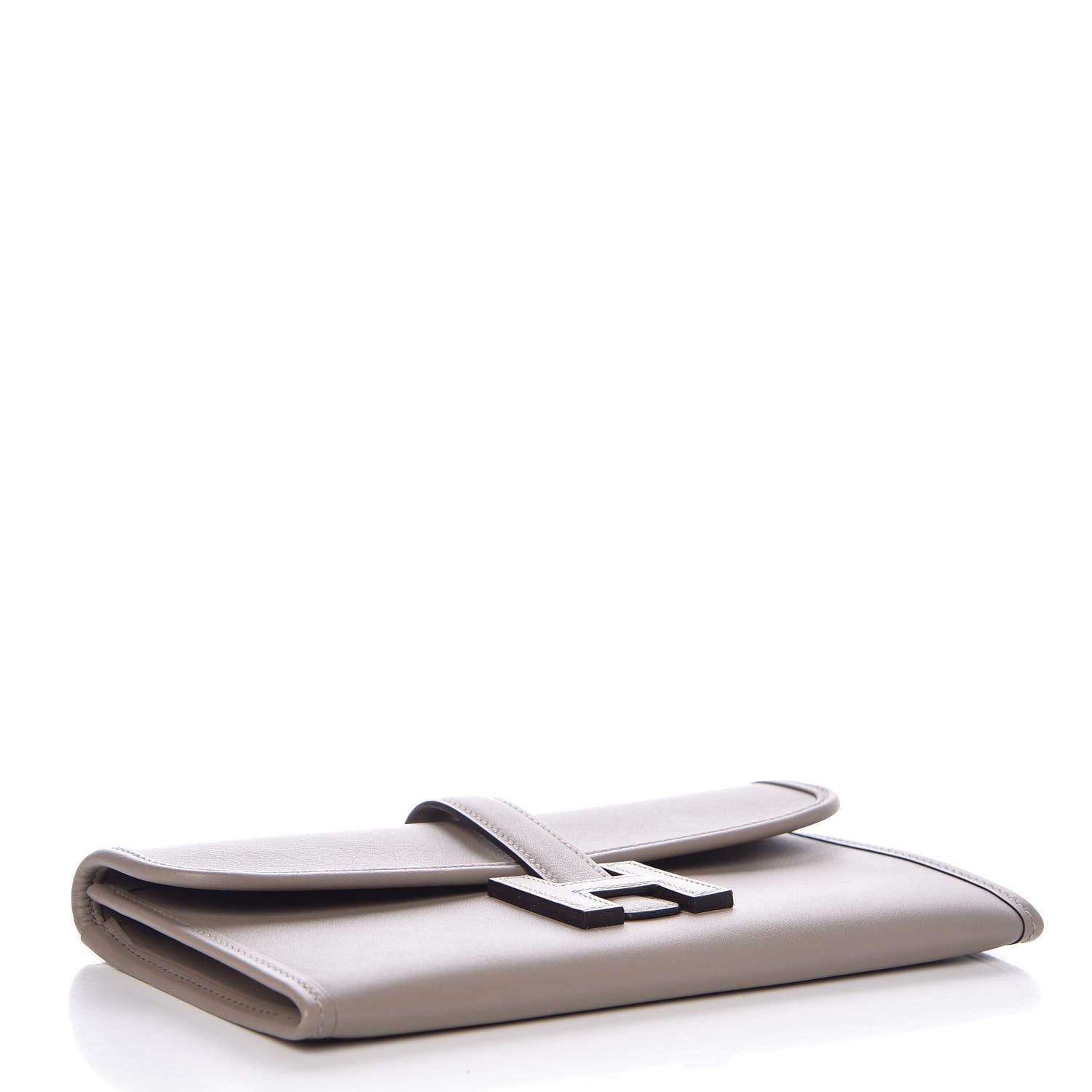 Hermes Swift Jige Duo Clutch Gris Asphalte 5 of 9