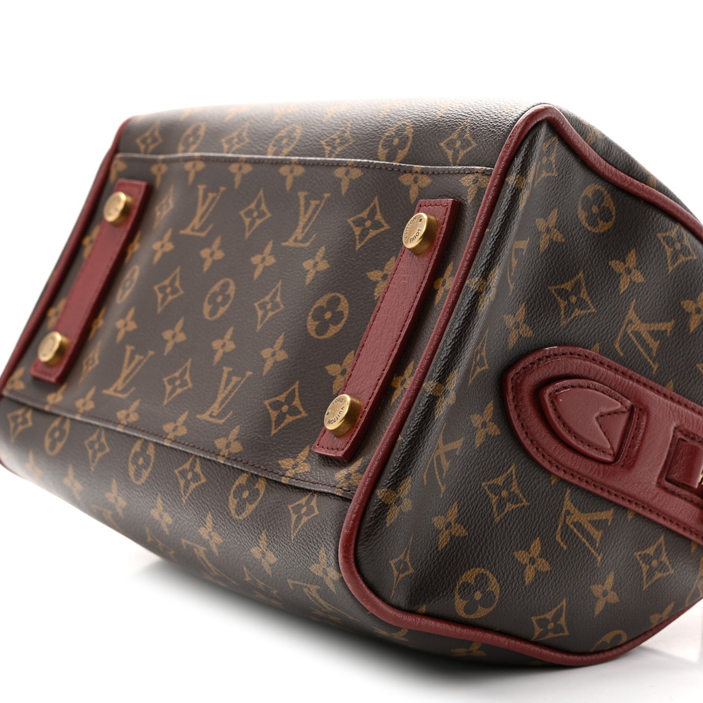 Monogram Golden Arrow Speedy Burgundy