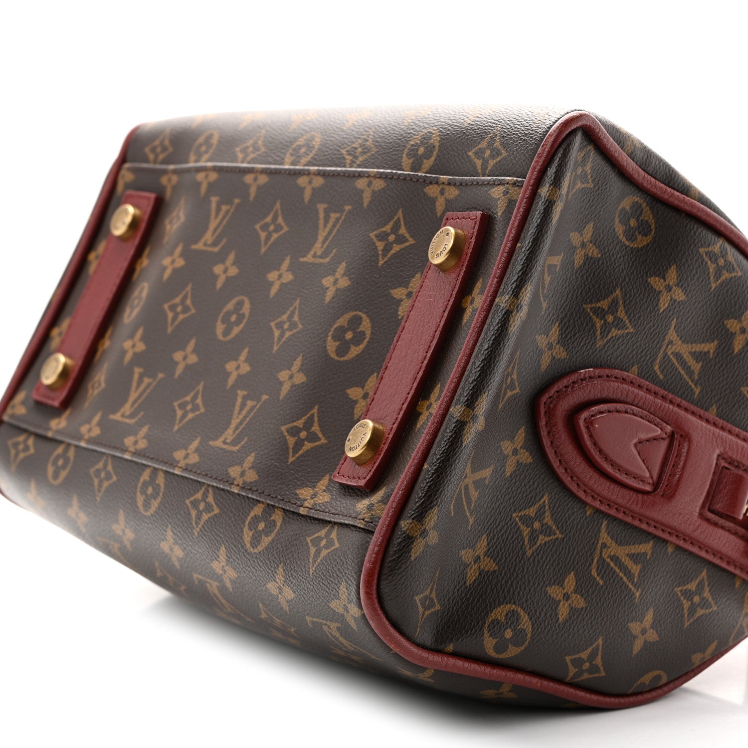 Louis Vuitton Monogram Golden Arrow Speedy Burgundy 9 of 14
