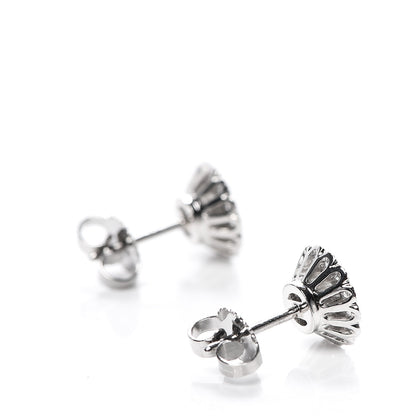 Tiffany Platinum Diamond Enchant Flower Earrings 3 of 4