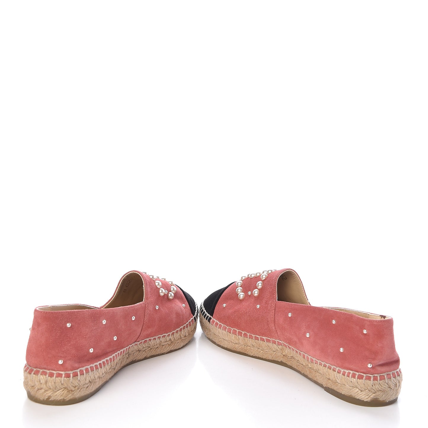 Suede Pearl CC Espadrilles 41 Pink