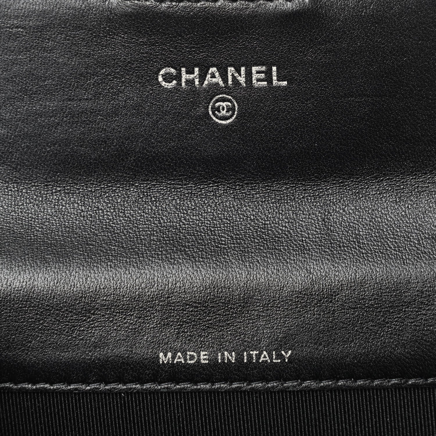 Chanel Lambskin Quilted Flap Card Holder Wallet So Black 6 of 7