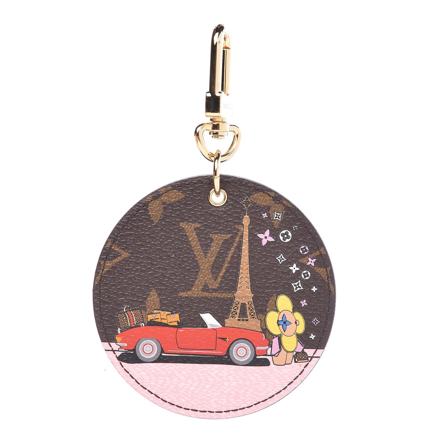 Monogram 2019 Christmas Animation Paris Bag Charm Key Ring