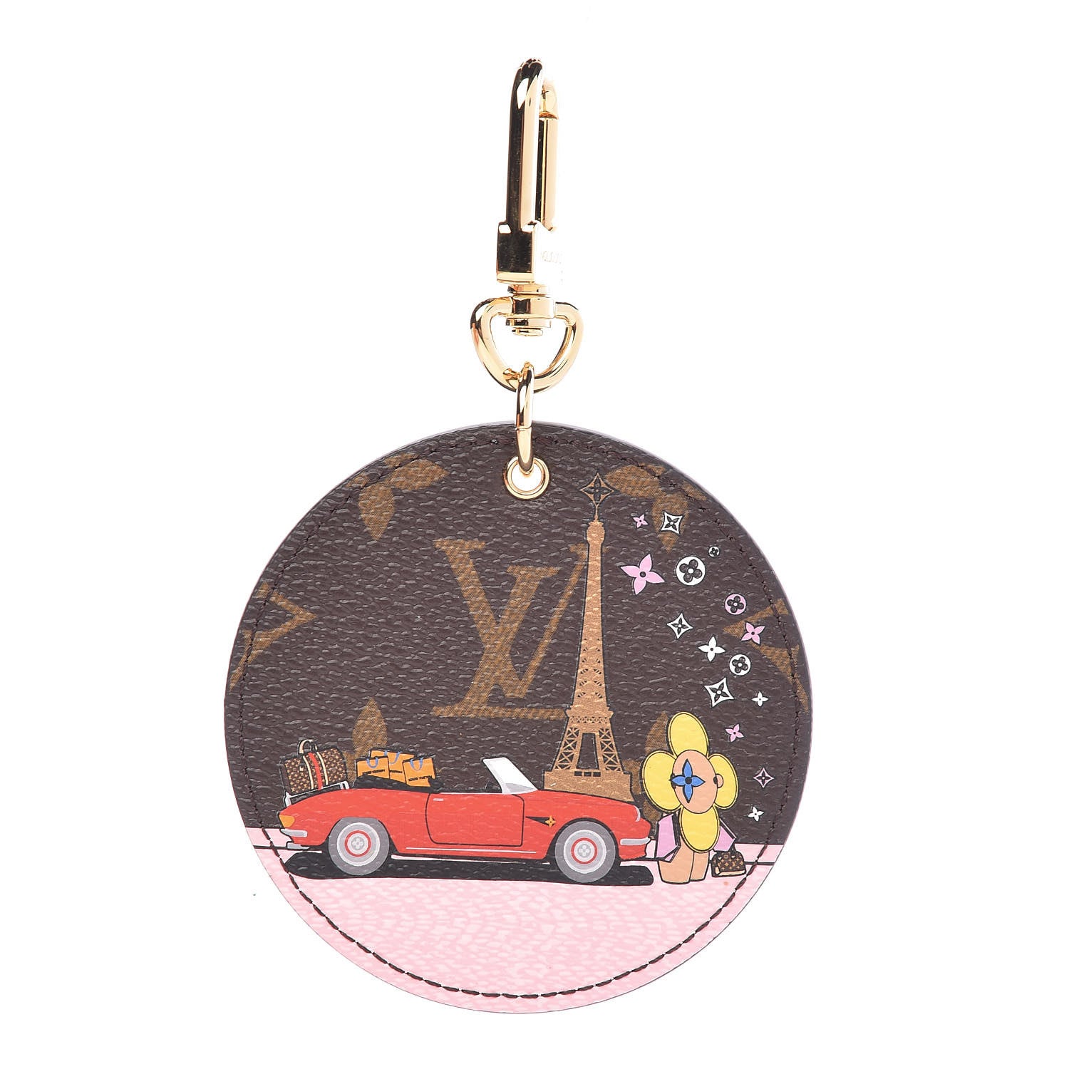 Louis Vuitton Monogram 2019 Christmas Animation Paris Bag Charm Key Ring 1 of 4