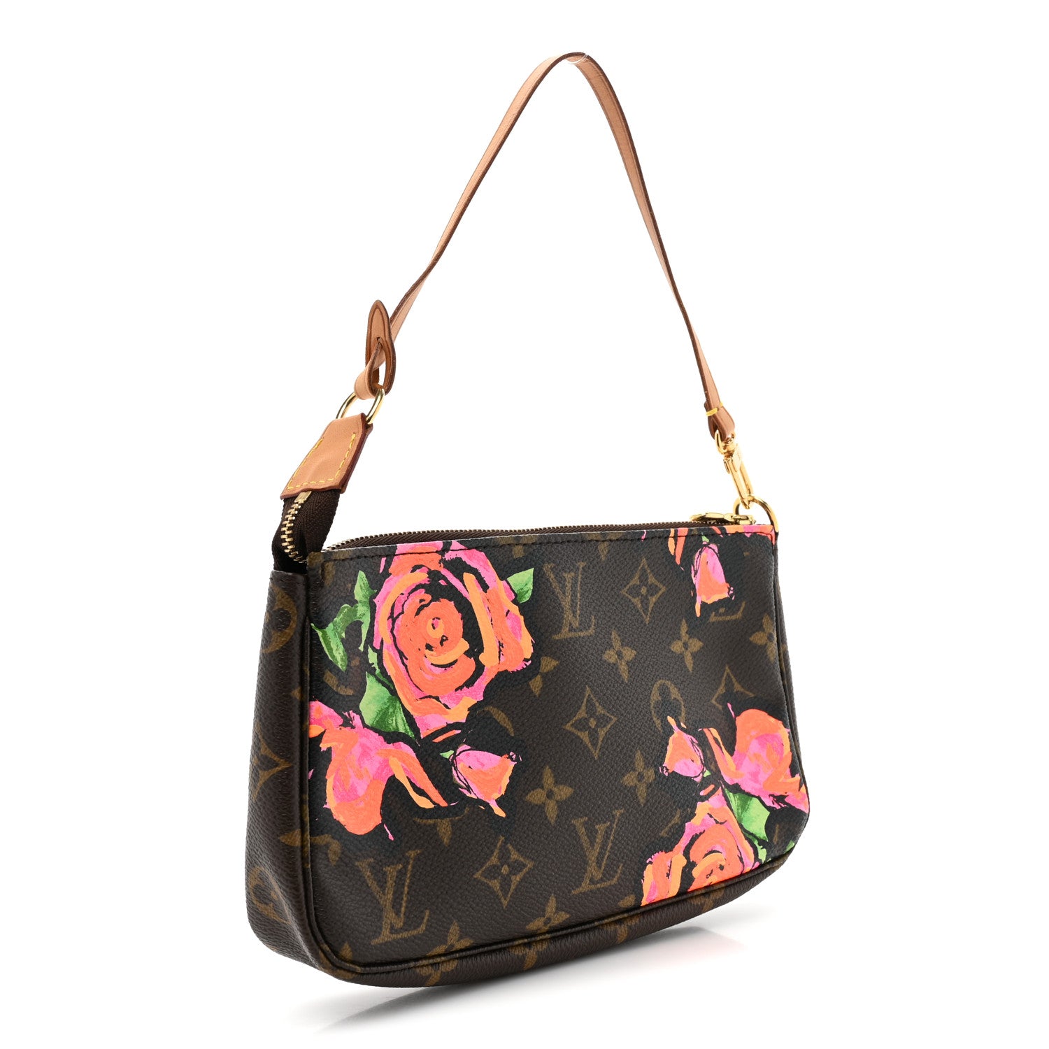 Louis Vuitton Monogram Roses Pochette Accessories 3 of 8