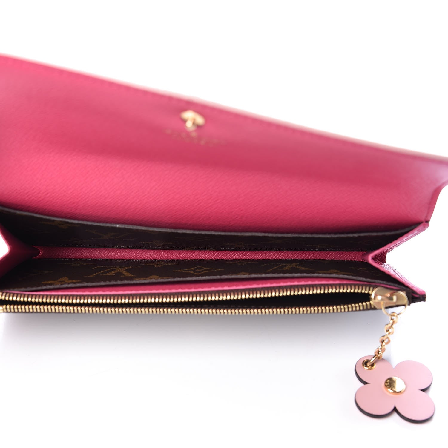 Louis Vuitton Monogram Bloom Flower Emilie Wallet 5 of 10