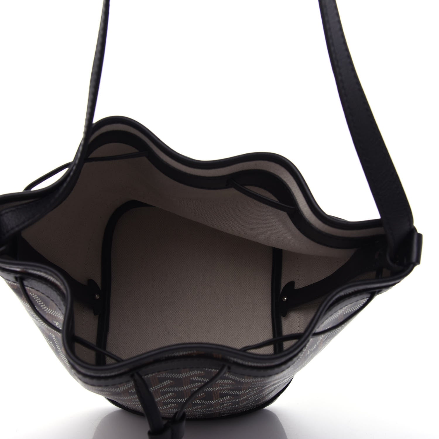 Goyard Goyardine Petit Flot Bucket Bag PM Black 5 of 8