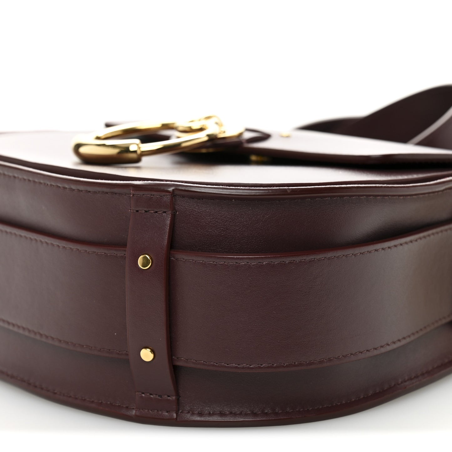 Calfskin Large Tess Bag Burnt Brown