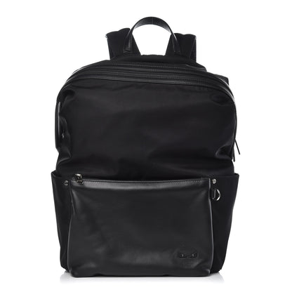 Fendi Nylon Vitello Century Opaco Mini Bug Eyes Backpack Black 1 of 14