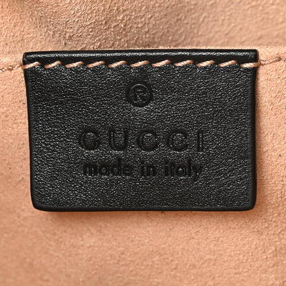 Gucci Calfskin Matelasse GG Marmont Belt Bag 75 30 Black 6 of 8