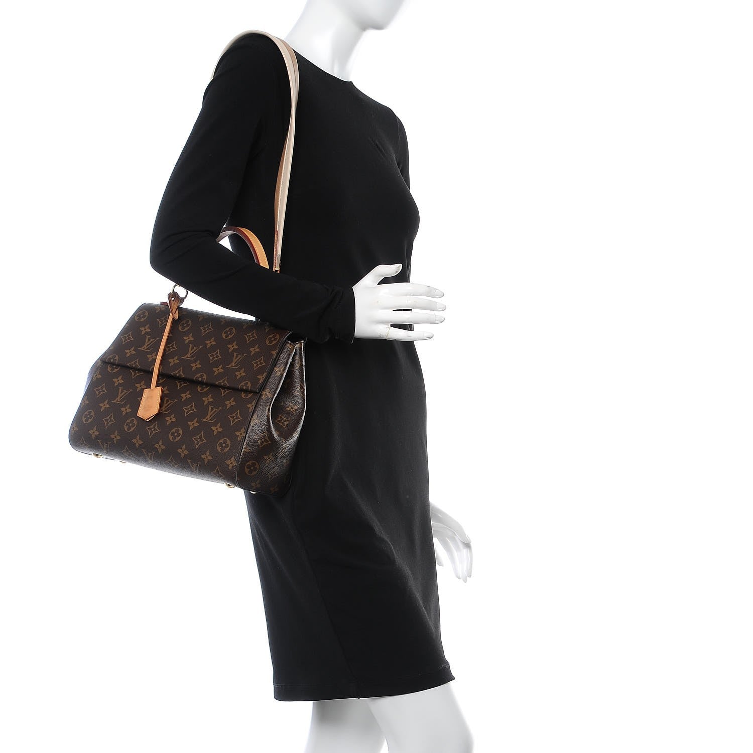 Louis Vuitton Monogram Cluny MM Papyrus Creme 2 of 10