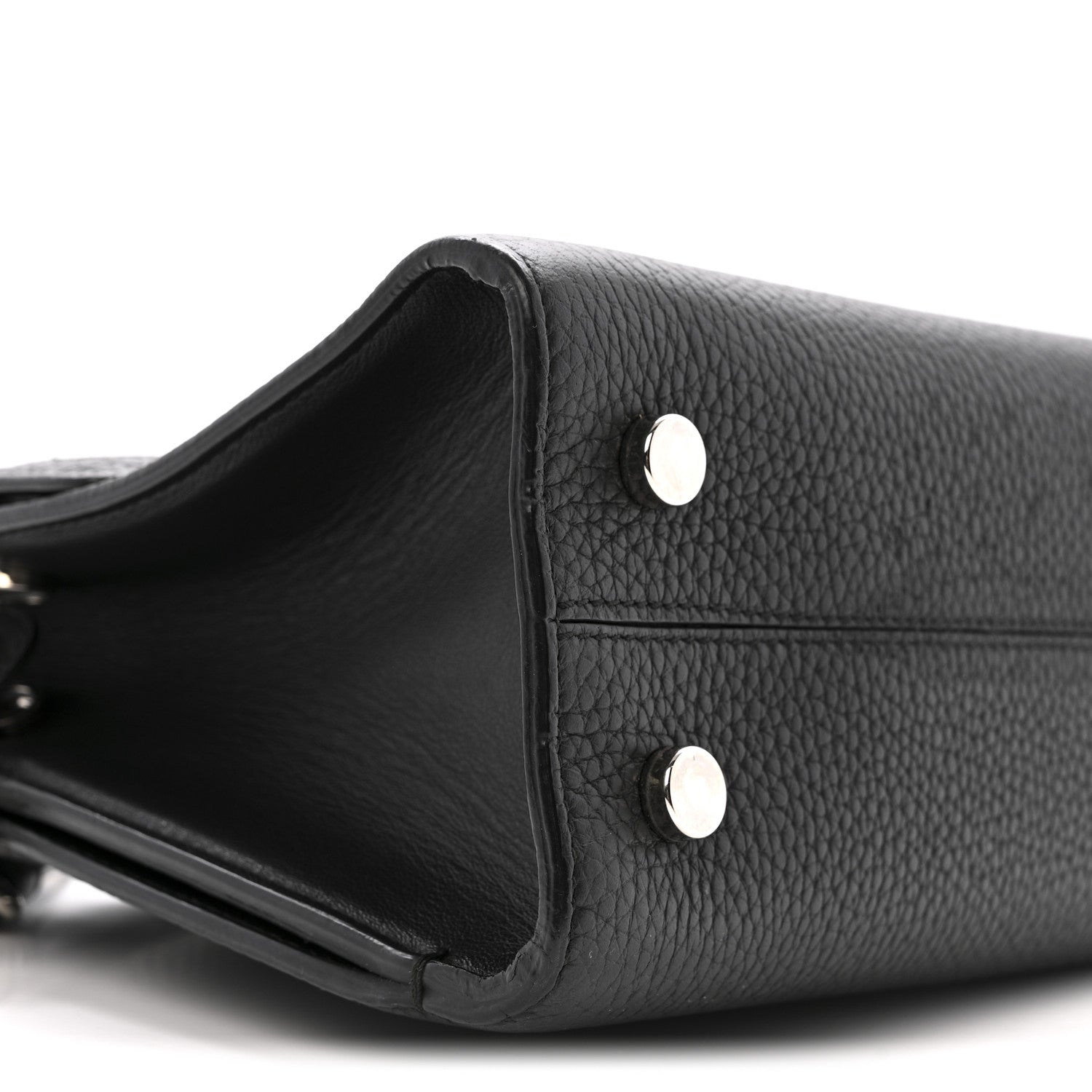 Christian Dior Grained Calfskin Mini Diorever Flap Black 9 of 16