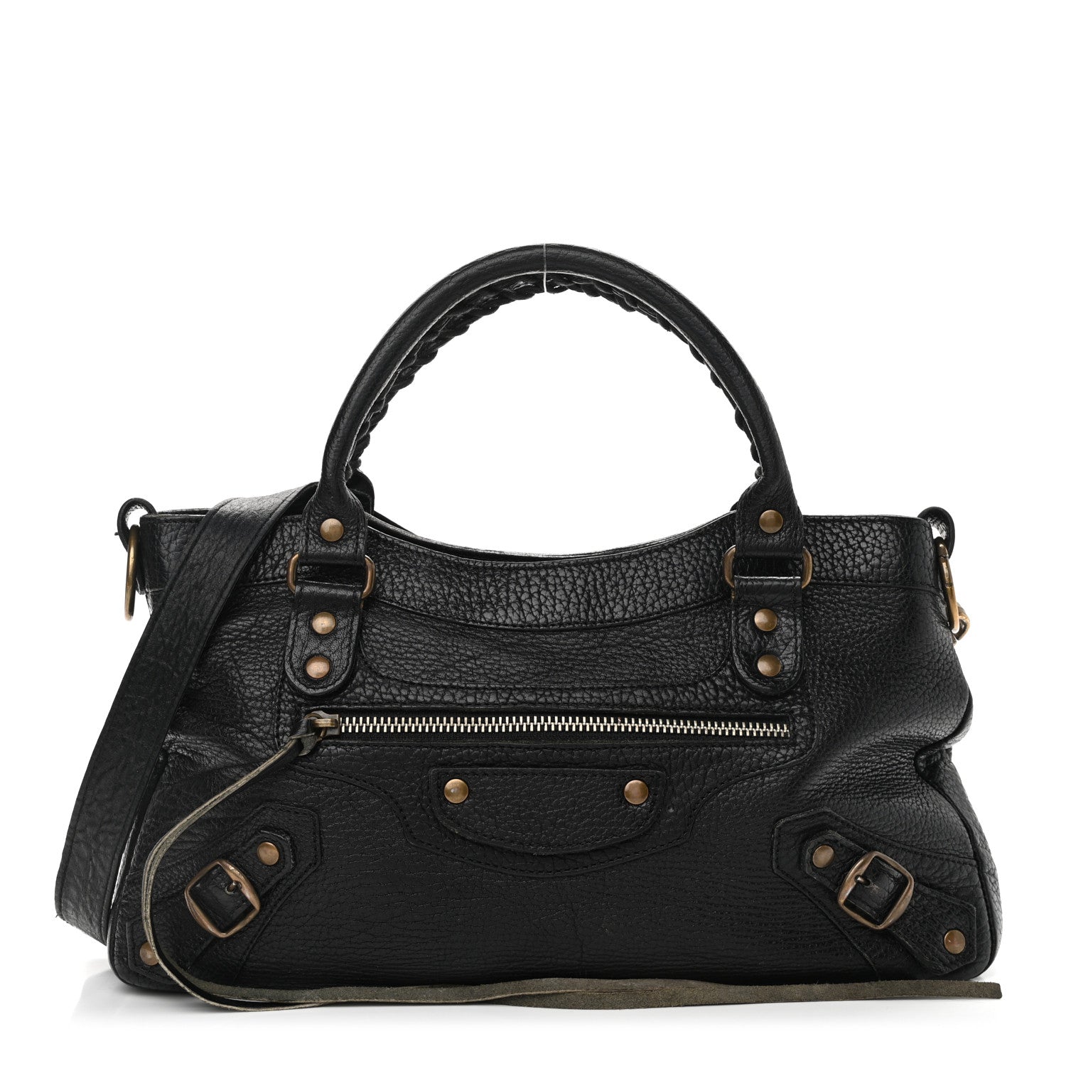 Balenciaga Pebbled Caribou Classic Hardware First Black 1 of 14