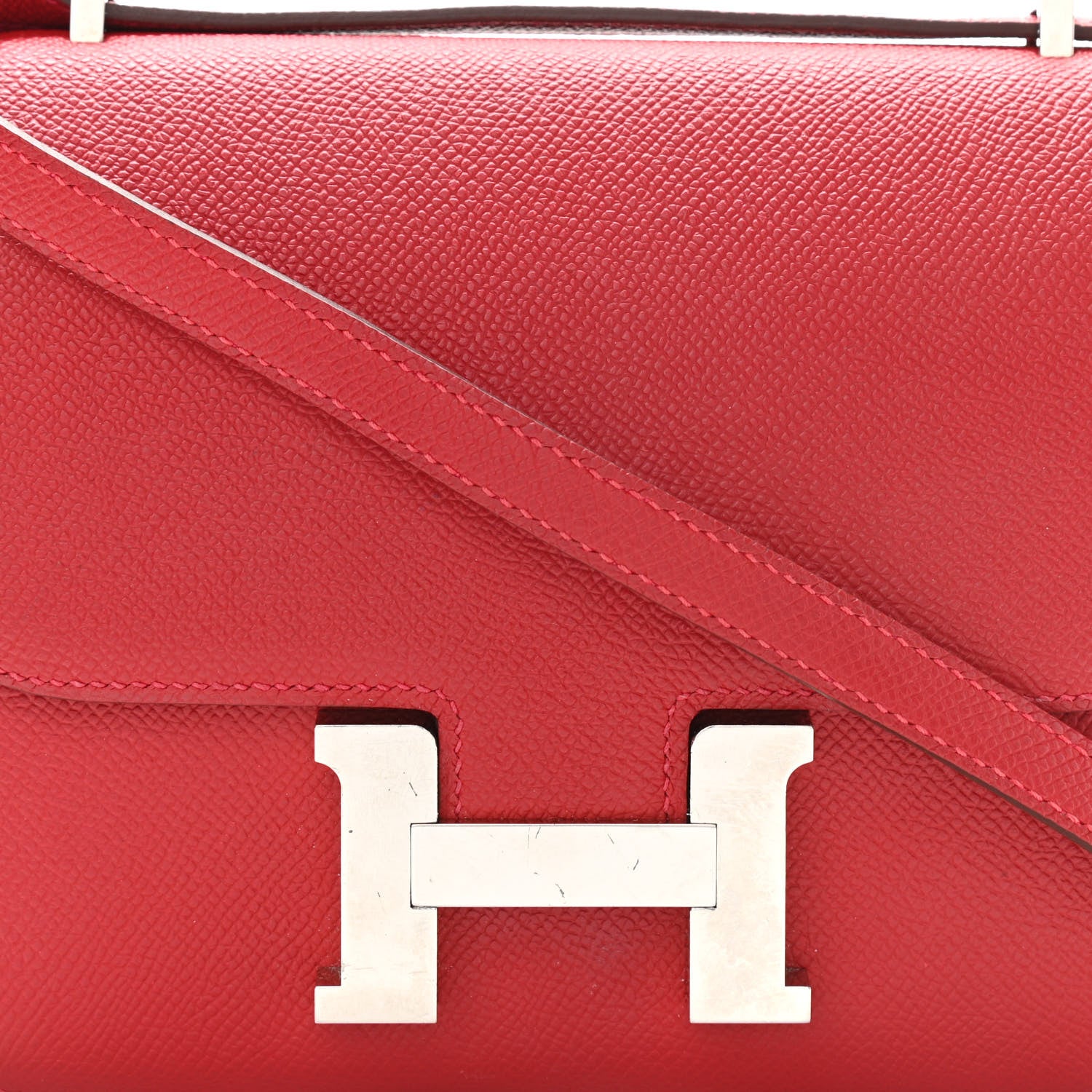 Hermes Epsom Constance 18 Rouge Casaque 8 of 13