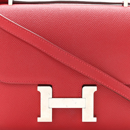Hermes Epsom Constance 18 Rouge Casaque 8 of 13