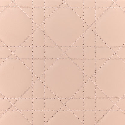 Christian Dior Lambskin Cannage Lady Dior Chain Wallet Beige 8 of 11