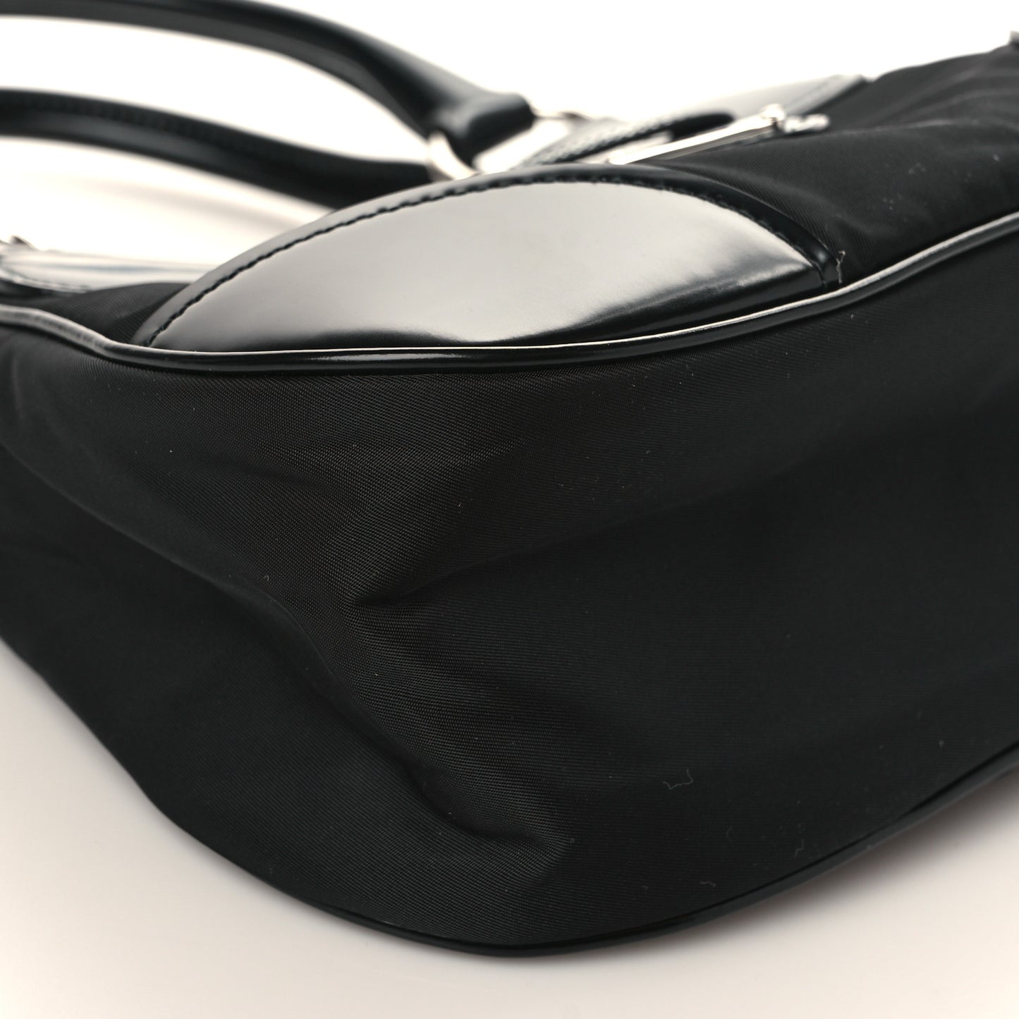Re-Nylon Spazzolato Re-Edition 2002 Moon Bag Black
