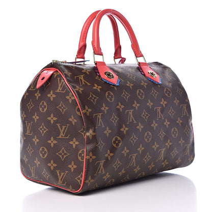 Louis Vuitton Monogram Totem Speedy 30 Flamingo 3 of 10