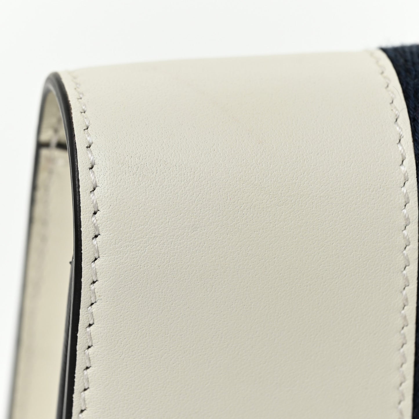 Calfskin Super Mini Sylvie Chain Shoulder Bag White