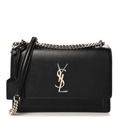 Saint Laurent Calfskin Medium Monogram Sunset Black 1 of 12