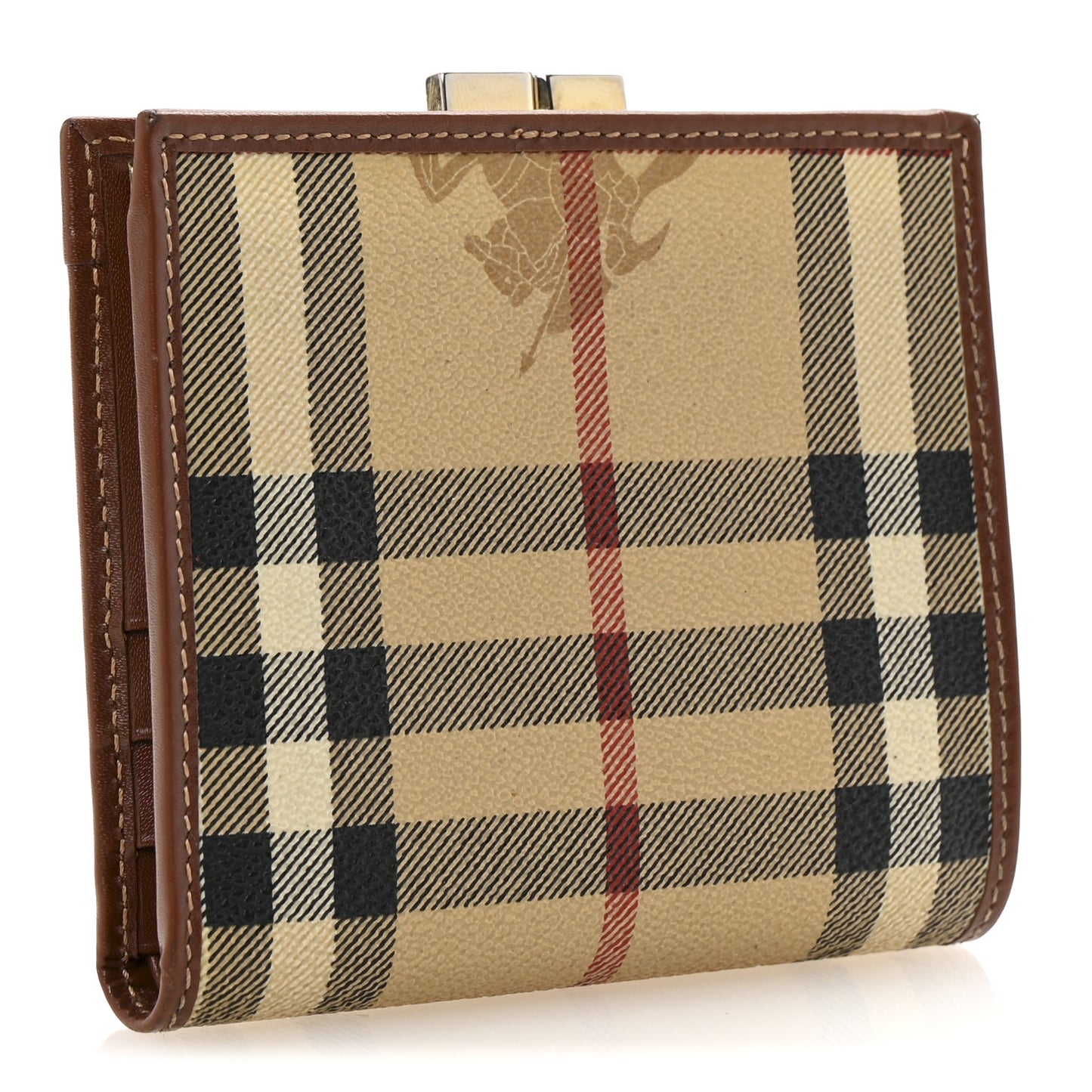 Haymarket Check French Wallet Brown