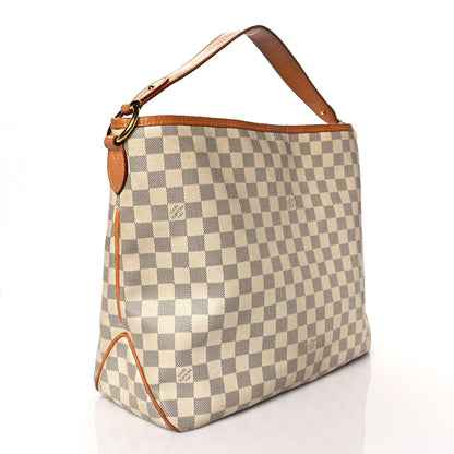 Louis Vuitton Damier Azur Delightful MM Pink 3 of 14