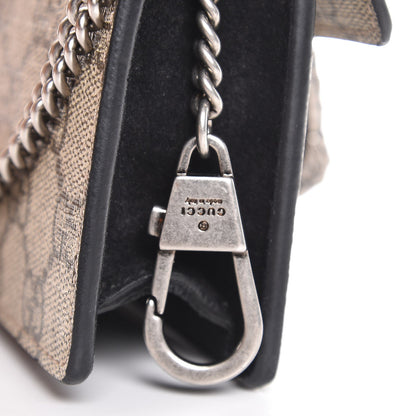 Gucci GG Supreme Monogram Super Mini Dionysus Shoulder Bag Black 7 of 8
