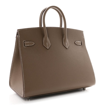 Hermes Epsom Birkin Sellier 25 Etoupe 3 of 11