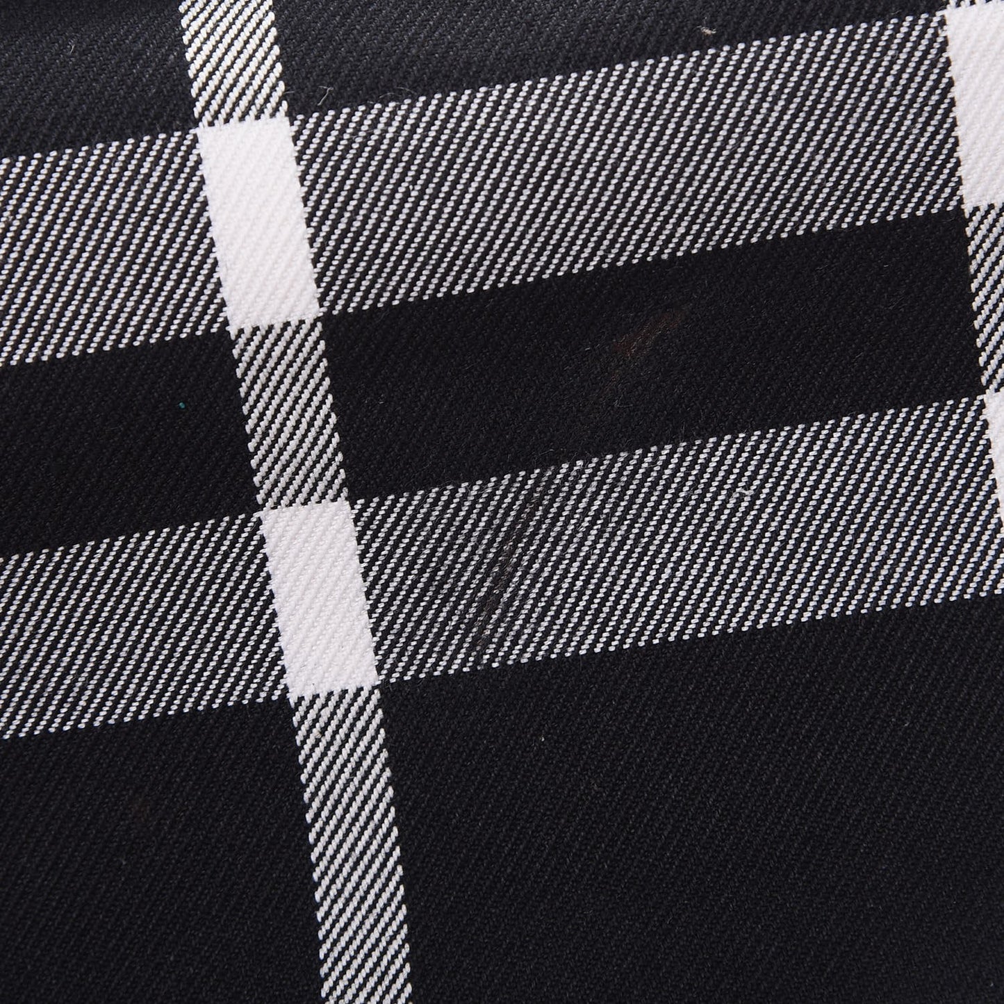 Calfskin Beat Check Tote Black