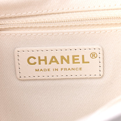 Chanel Caviar Quilted Medium Business Affinity Flap White 5 of 6