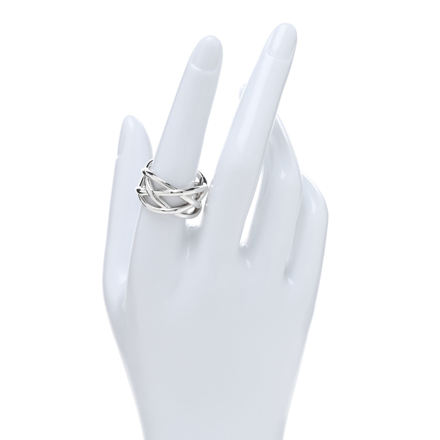 Tiffany Sterling Silver Celtic Knot Ring 58 8.5 2 of 4