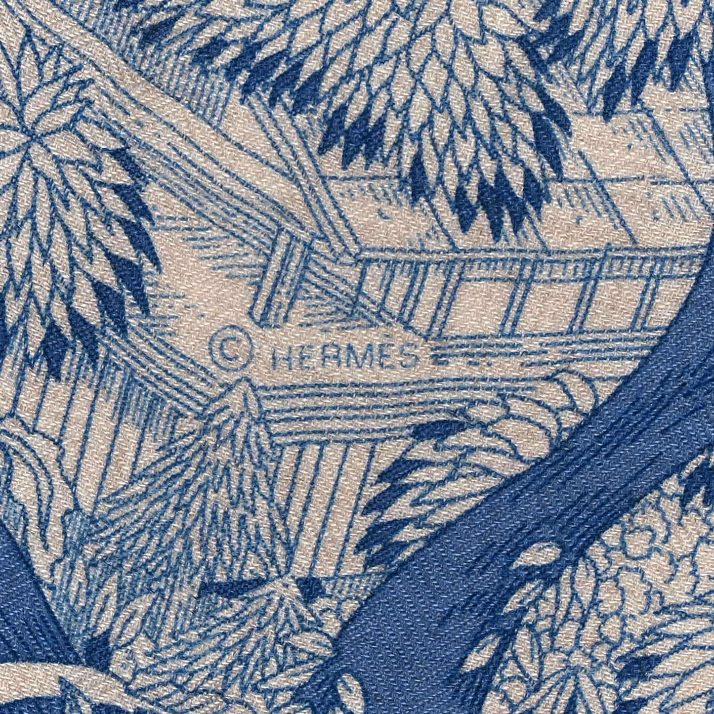 Cashmere Silk Retour a la Nature 140 Bleu Jean Rose Vert
