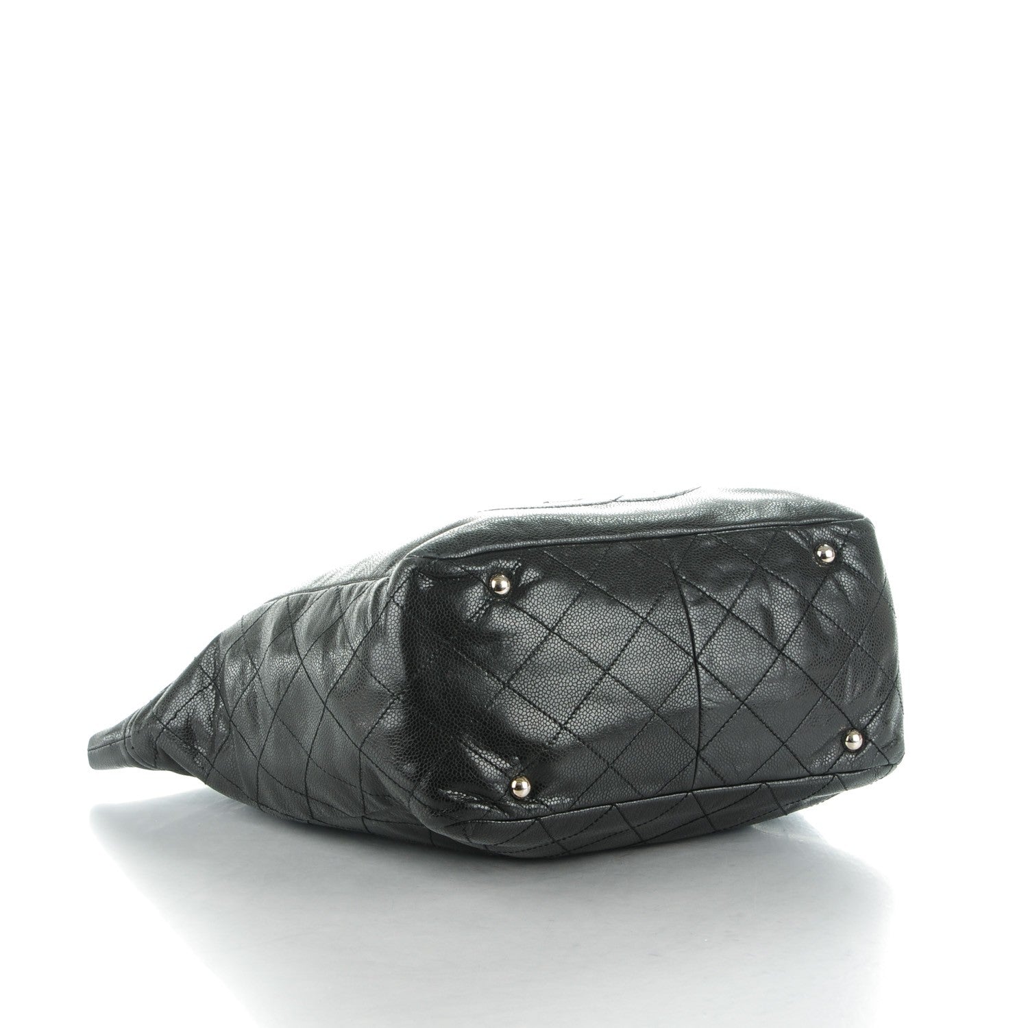 Chanel Soft Caviar Large Timeless CC Shopping Tote Black 4 of 8