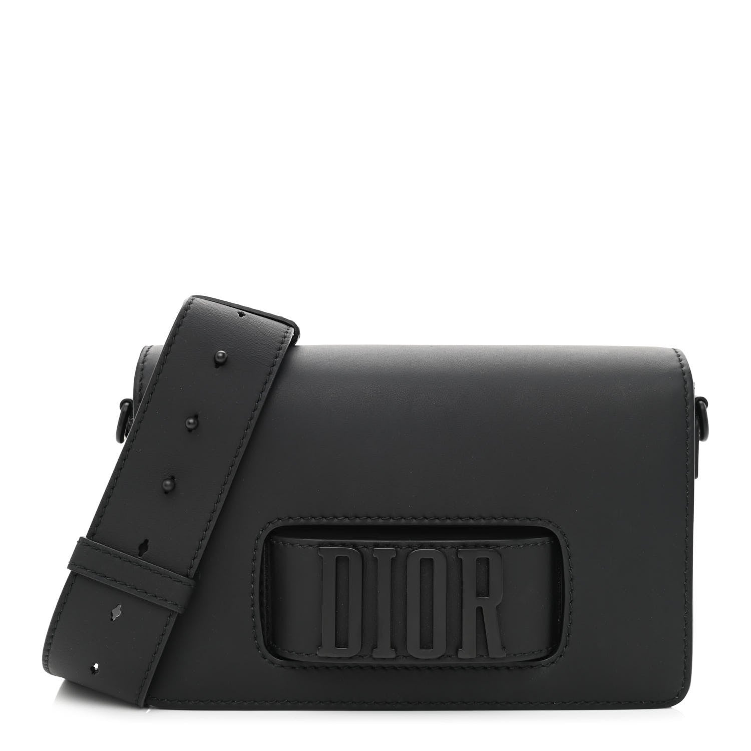 Christian Dior Ultra Matte Calfskin Dio(r)evolution Flap Bag Black 1 of 10