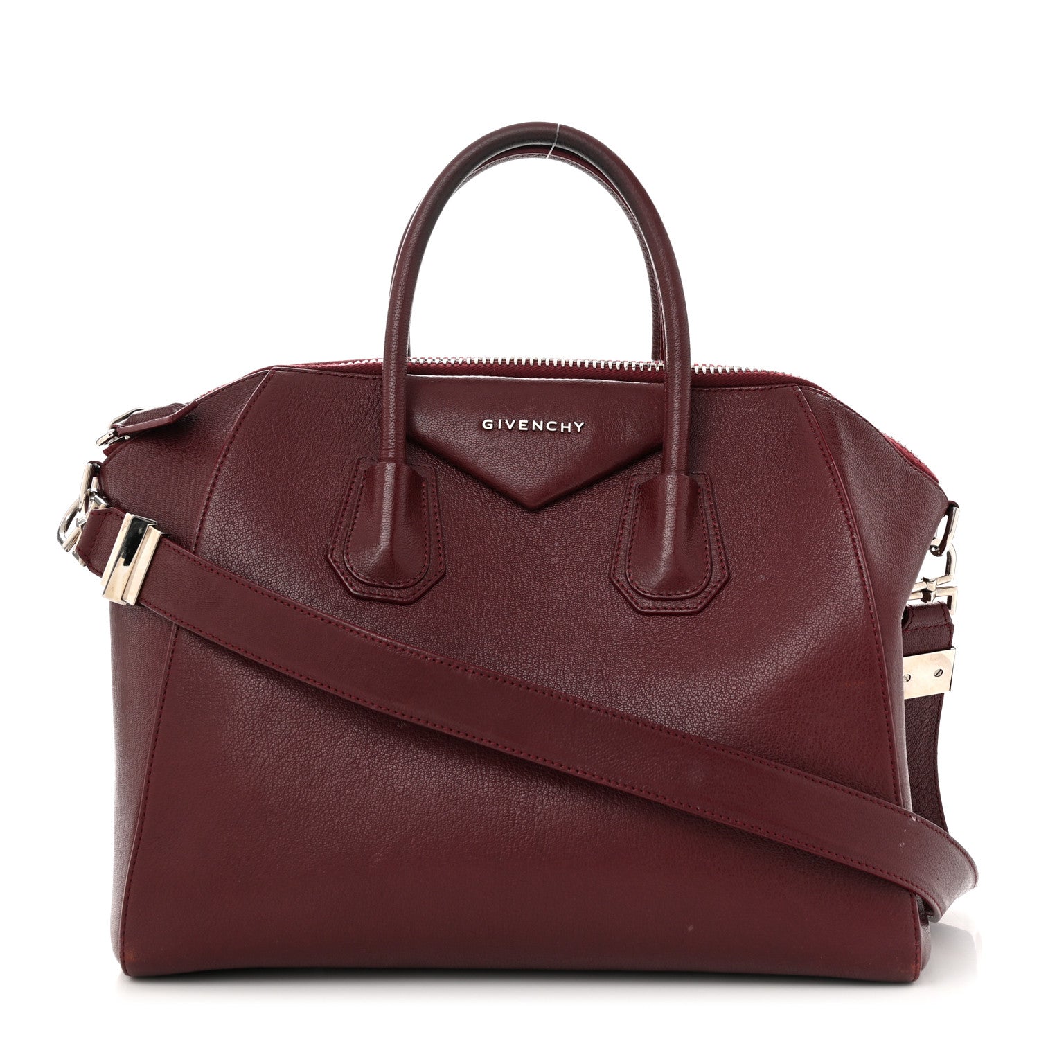 Givenchy Sugar Goatskin Medium Antigona Oxblood 1 of 21