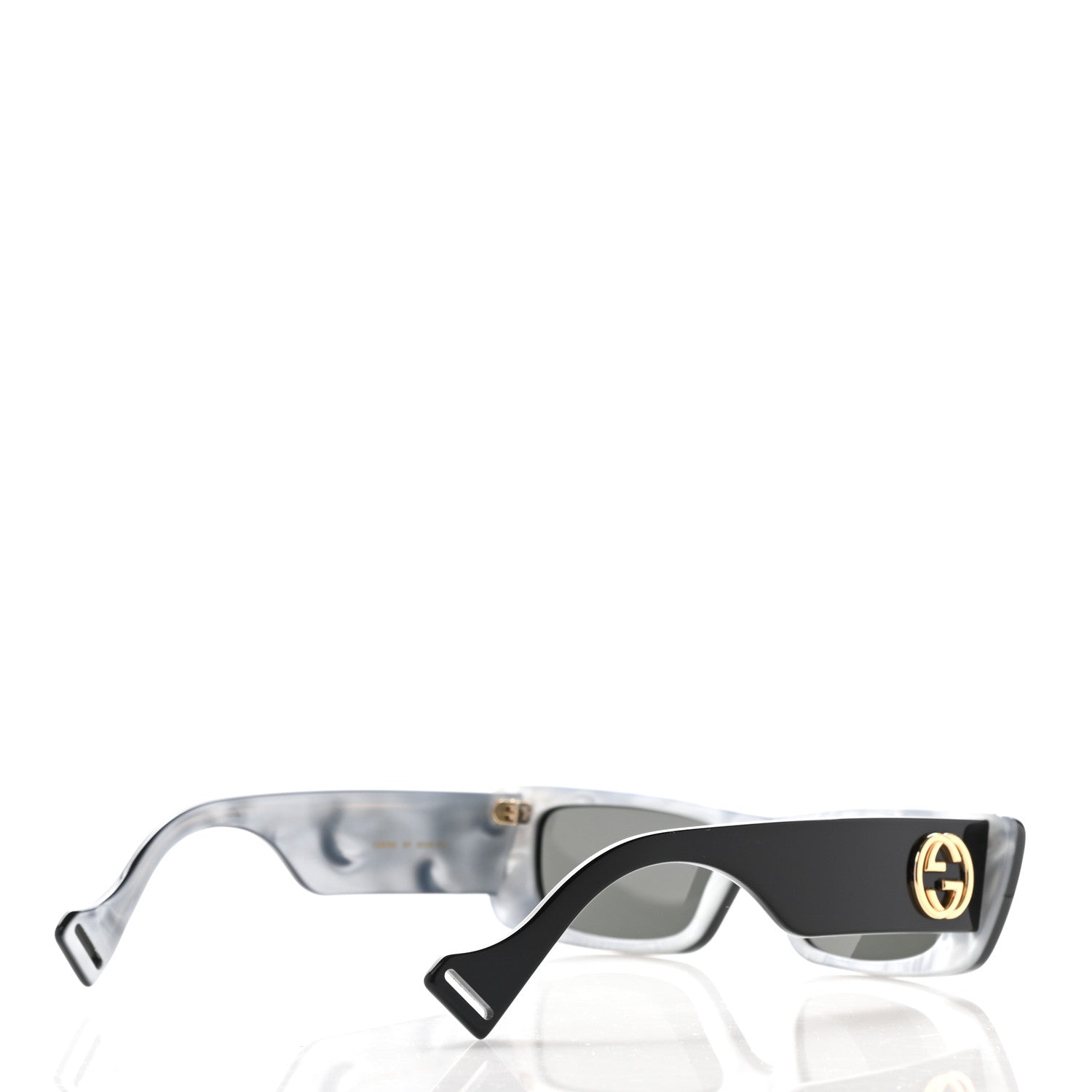 Gucci Acetate Rectangular Sunglasses GG0516S Black 4 of 9