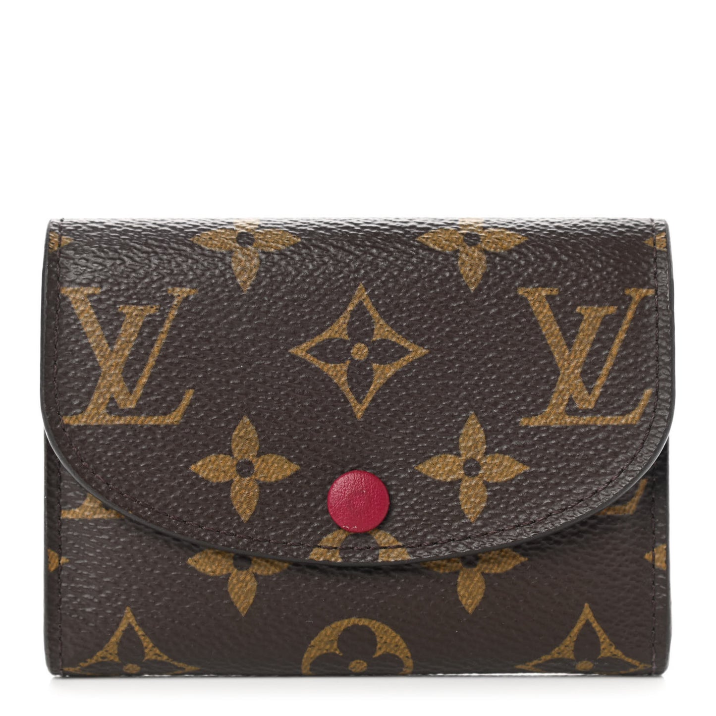 Monogram Rosalie Coin Purse Fuchsia