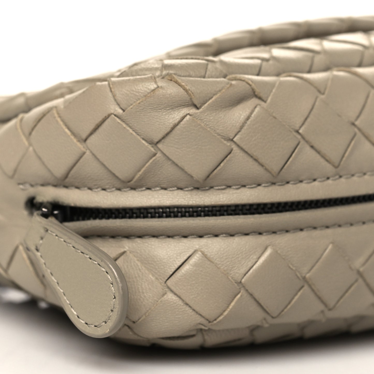 Nappa Intrecciato Small Chain Crossbody Maple