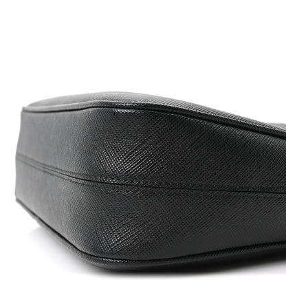 Prada Saffiano Lux Re-Edition 2005 Shoulder Bag Black 10 of 10