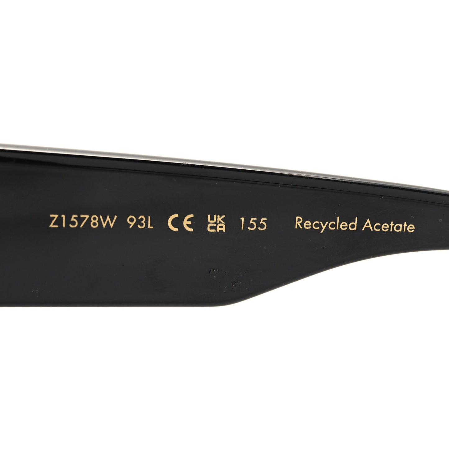 Acetate Swarovski Crystal Cyclone Sunglasses Z1578W Black